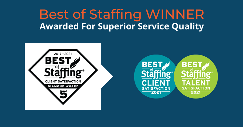Capstone Search Advisors Wins ClearlyRated’s 2021 Best Of Staffing Client And Talent Diamond Awards For Service Excellence